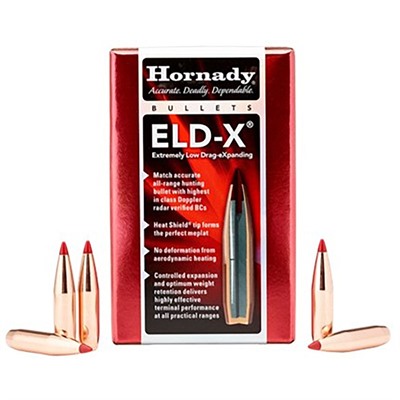 ELD-X® 338 CALIBER (0.338”) 270GR POLYMER TIP-BT 50/BOX