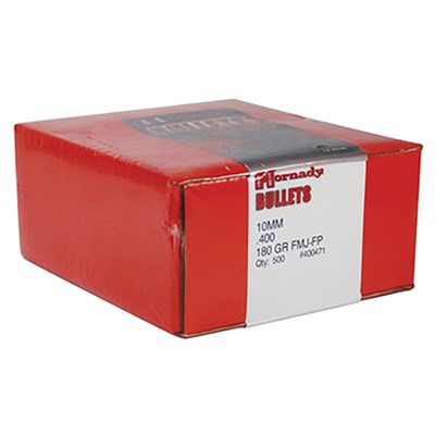 FMJ 10MM CALIBER (0.400”) 180GR FLAT NOSE 500/BOX