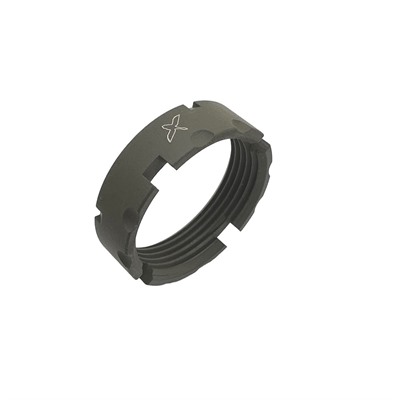AR-15 BILLET CASTLE NUT BURNT OD GREEN