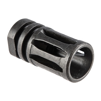AR-15 A2 FLASH SUPPRESSOR 22 CAL 1/2-28 STEEL BLACK
