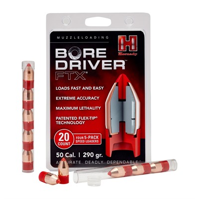 BORE DRIVER FTX 50 CALIBER (.499”) 290GR 20/PACK