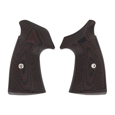 S&W N-FRAME, TAC DIAMOND, SQUARE BUTT, BLACK CHERRY