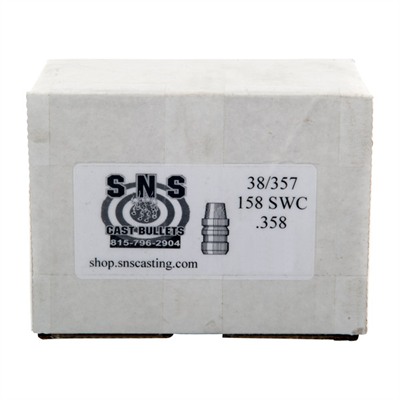 CAST 38 CALIBER (.358”) 158GR SEMI-WADCUTTER LEAD 500/BOX