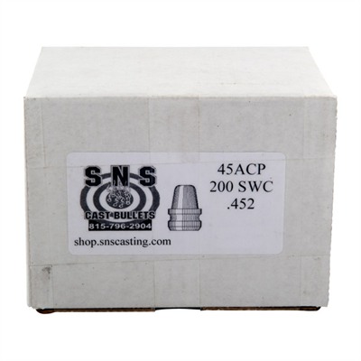 SEMI-WAD CUTTER 45 CAL (.452”) 200GR SWC 500/BOX