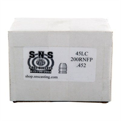 ROUND NOSE FLAT POINT 45 CAL (.452”) 200GR RNFP 500/BOX