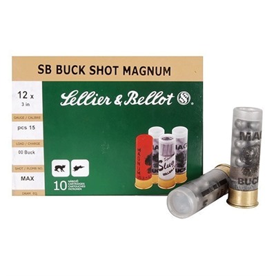 12 GAUGE 3” 1-7/8OZ #00 BUCKSHOT 10/BOX