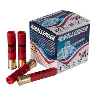 FIRST CLASS TARGET LOAD 410 BORE 2-1/2” 1/2OZ #9 SHOT 250/CS