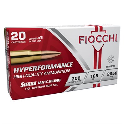 HYPERFORMANCE 308 WIN 168GR MATCHKING HPBT 20/BOX