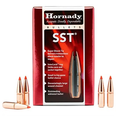 SST 7.62MM CAL. (.310”) 123GR POLYMER TIP BOAT TAIL 100/BOX