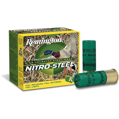 NITRO-STEEL 12 GAUGE 3” 1-3/8OZ #2 SHOT 25/BOX