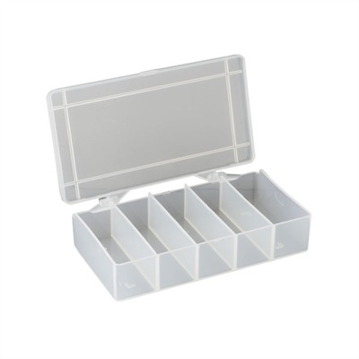 STORAGE BIN, 5 COMPARTMENT, 5-7/8”X3-1/2”X1-3/4”, 2 PACK