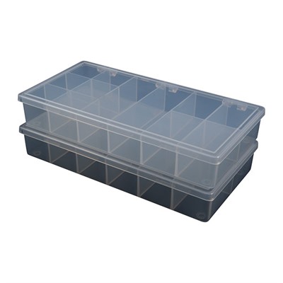 STORAGE BIN, 12 COMPARTMENT, 8-1/4”X4-1/4”X1-1/4”, 2 PACK