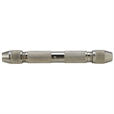 NO. 90, DOUBLE-ENDED PIN VISE,  NICKEL PLATED