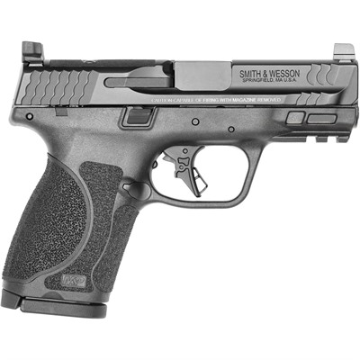M&P 9 M2.0 COMP OR 9MM LUGER 3.6” BBL (2)15RD BLK NO SAFETY