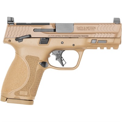 M&P 9 M2.0 COMP OR 9MM LUGER 4” BBL (2)15RD FDE W/SAFETY