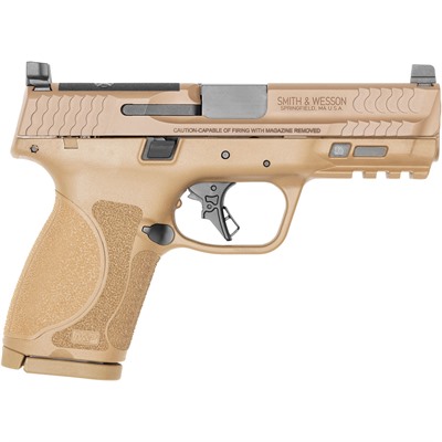 M&P 9 M2.0 COMP OR 9MM LUGER 4” BBL (2)15RD FDE NO SAFETY