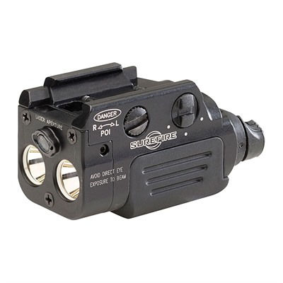XR2-A-RD ULTRA-COMPACT HANDGUN LIGHT + RED LASER BLACK