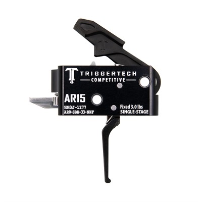 AR15 SINGLE-STAGE COMPETITIVE FLAT TRIGGER PVD BLACK