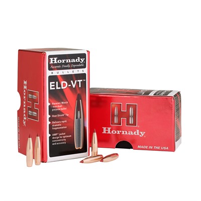 ELD-VT 6.5MM (0.264”) 100GR POLYMER TIPPED BOATTAIL 100/BOX