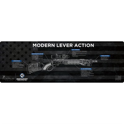 GUN MAT LEVER ACTION SERIES 36”X12” BLACK