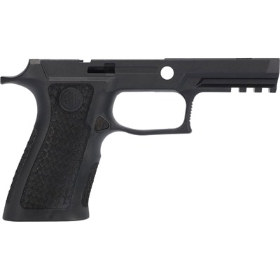 LXG GRIP MODULE LASER ENGRAVED  P320XCARRY 3.9” 9/40/357 BLK
