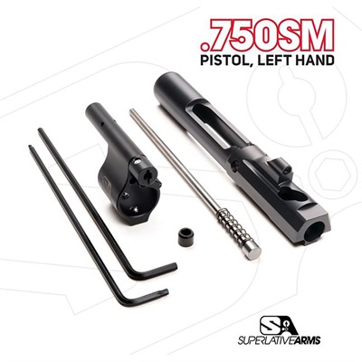 AR-15 ADJ PISTON SYSTEM W/SOLID .750” GAS BLOCK PISTOL LH