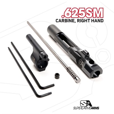 AR-15 ADJ PISTON SYSTEM W/SOLID .625” GAS BLOCK CARBINE RH