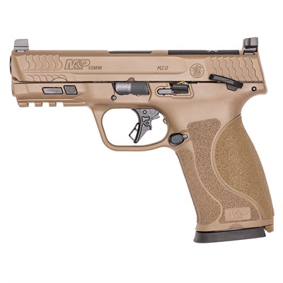 M&P 10MM M2.0 OR 10MM AUTO 4â BBL (2)15RD FDE W/SAFETY