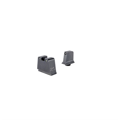 SUPPRESSOR/OPTIC HEIGHT SIGHT SET BLACK/TRITIUM SLIM GLOCKS