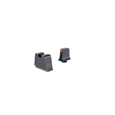 SUPPRESSOR/OPTIC HEIGHT SIGHT SET ORANGE/BLACK SLIM GLOCKS