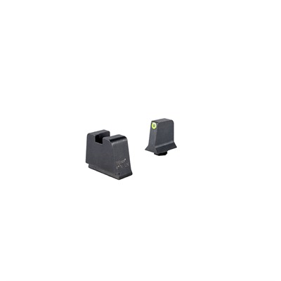 SUPPRESSOR/OPTIC HEIGHT SIGHT SET YELLOW/BLACK SLIM GLOCKS