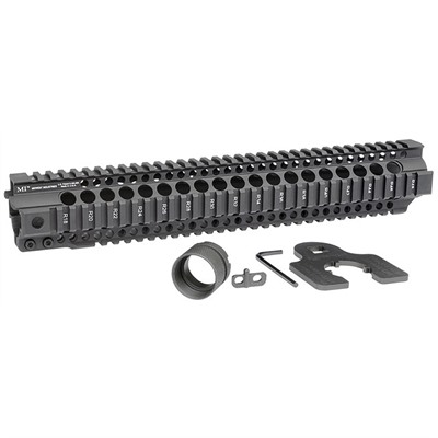 AR-15 COMBAT T-SERIES 1-PC FREE FLOAT HANDGUARD 14” BLACK