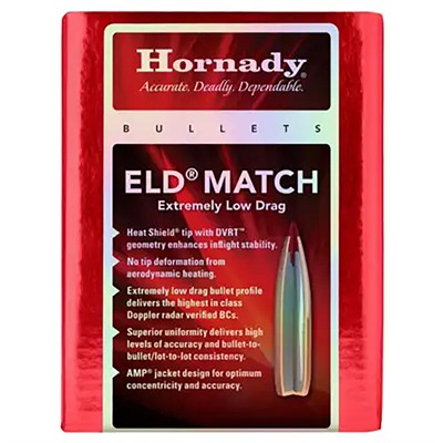 ELD MATCH 6.5MM (0.264”) 140GR POLYMER TIP BOAT TAIL 500/BOX
