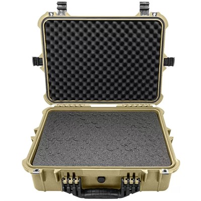 20” LARGE HARD GEAR CASE W/RAGAR FOAM INSERTS TAN