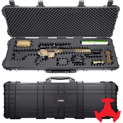 48” HARD RIFLE CASE W/RAGAR FOAM INSERT BLACK
