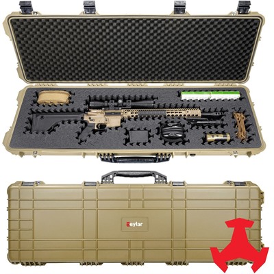 48” HARD RIFLE CASE W/RAGAR FOAM INSERT TAN