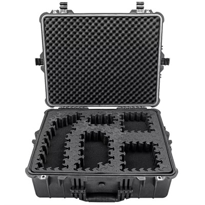 24” X-LARGE HARD CASE EQUIPPED W/RAGAR FOAM INSERTS BLACK