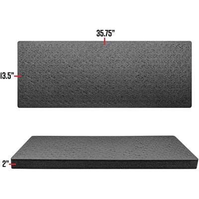 RAGAR CROSSLINK FOAM INSERT 35.75”X13.5” FOR HARD RIFLE CASE