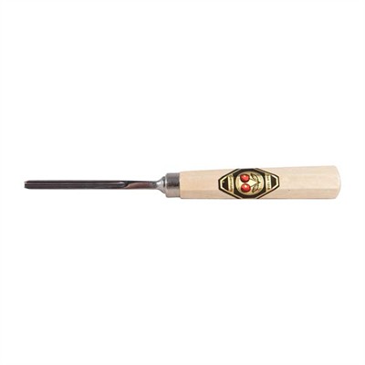 GOUGE, STRAIGHT WITH WOOD HANDLE, 4MM