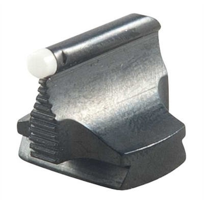 .500” BARREL MOUNTED 3/32” 50-W FRONT SIGHT STEEL WHITE