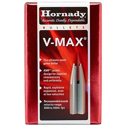 V-MAXÂ® 6MM CAL. (0.243”) 87GR POLYMER TIP BOAT TAIL 100/BOX