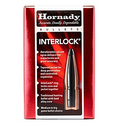 INTERLOCK 35 CALIBER (0.358”) 200GR ROUND NOSE 100/BOX