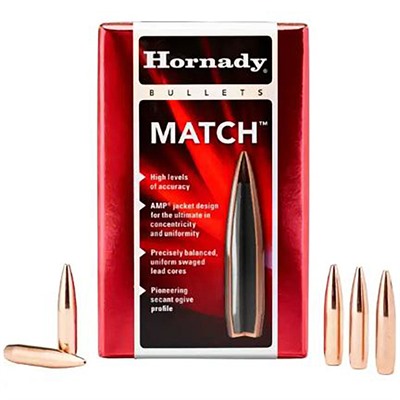 MATCH .22 CALIBER (0.224”) 75GR BTHP 600/BOX
