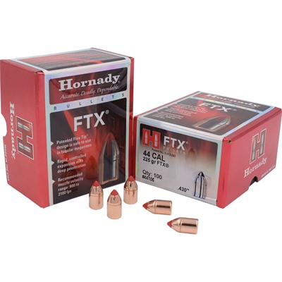 FTXÂ® 44 CALIBER (0.430”) 225GR POLYMER TIPPED 100/BOX