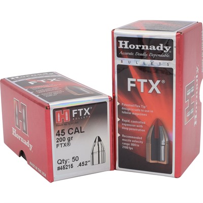 FTX 45 CALIBER (0.452”) 200GR POLYMER TIPPED 50/BOX