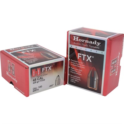 FTX 45 CALIBER (0.452”) 225GR POLYMER TIPPED 100/BOX