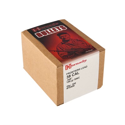 LEAD 38 CALIBER (0.358”) 158GR SEMI-WADCUTTER 300/BOX
