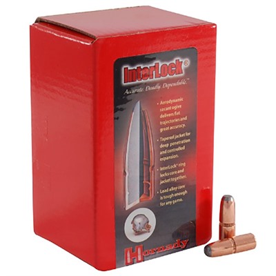 INTERLOCKÂ® 45 CALIBER (0.458”) 350GR FNSP W/CANNELURE 50/BOX