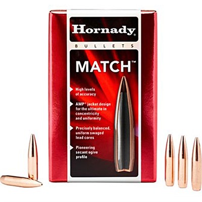 MATCH 6MM (0.243”) 105GR BOATTAIL HOLLOW POINT 100/BOX