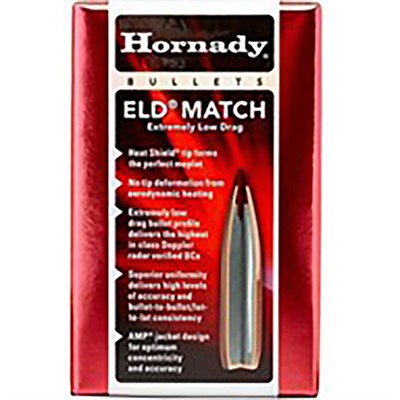 ELDÂ® MATCH 6.5MM (0.264”) 130GR POLYMER TIP BOATTAIL 100/BOX